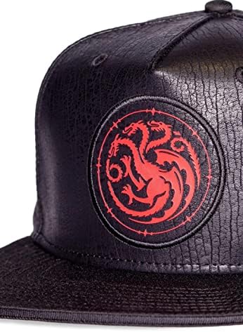 Бейзболна шапка на Game of Thrones с логото на House of the Dragon Официална Черна бейзболна шапка възстановяване на предишното