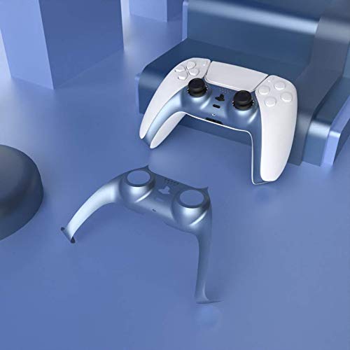 Замяна на кутията на предния панел PS5, Калъф-накладка предна корпуса на контролера на Playstation 5 DualSense (тъмно синьо)