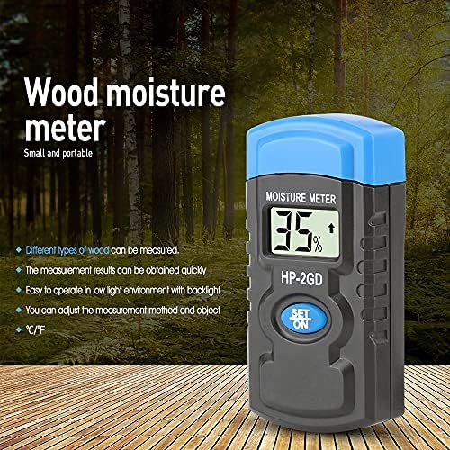 Измерване на влажност на дървесина WSSBK Цифров Уред За Измерване на Влажност Влагомер Детектор за Влажност на Дървесината от Влага