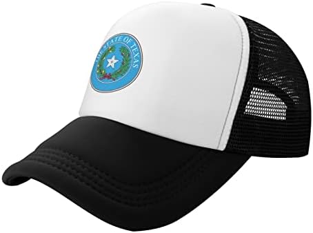 Детска бейзболна шапка BOLUFE State Seal of Texas, има добра дишаща функция, естествен комфорт и пропускливост на въздуха