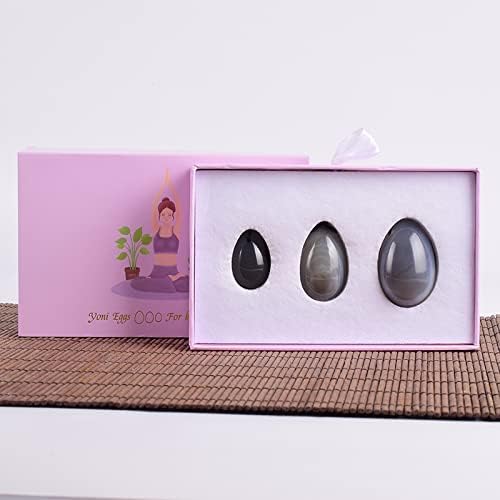Яйца на Йони за Женщиннатуральное Агатовое Нефритовое Яйце Набор от Топки Йони Подаръчни Кутии Масажен Инструмент Скъпоценен Камък