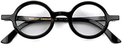 Очила LONDON MOLE® - Moley Blue Light Glasses Кръгли Очила на Компютърни Очила, Блокиране на Синя Светлина, Прозрачни Очила