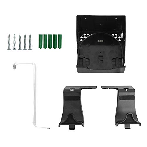 Комплект стенни конзоли XBOX Series X, Двойна скоба за контролер с отвор за зареждане и монтиране на стена за слушалки, Компактна конструкция с зарядно кабел и духовым ни