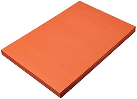 Prang (по-Рано SunWorks) Плътна хартия Оранжев цвят, 12 x 18, 100 Листа