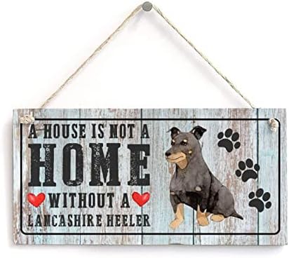 Любители на кучета-Цитат Знак Ротвайлер Къща Не е Къща Без Куче Забавен Дървен Знак на Кучето плака за Кучета, Селска Къща Знак