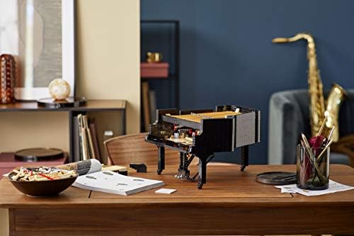 Конструктор LEGO Ideas Grand Piano 21323 за възрастни, Коллекционный Комплект за дома, Подарък за Любителите на музиката с функции на мотора и хранене
