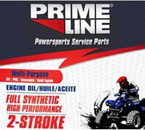 Prime Line 72-5103-7 Напълно Синтетичен високо-ефективно Масло за 2-тактов двигатели на atv-та, 55 Литра, 1 опаковка