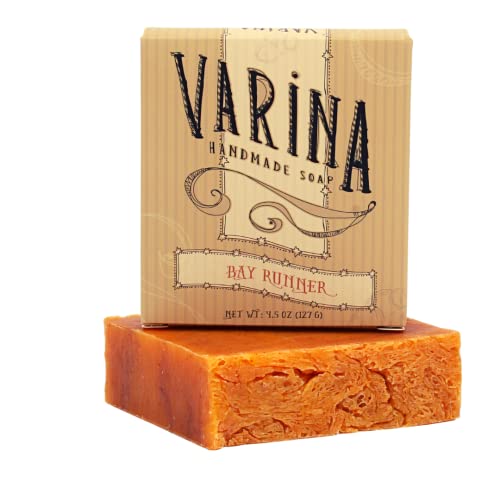 Сапун Varina Organic Bay Runner Bar - Нежното Почистване за чувствителна кожа, Подправки - 3 опаковки - Чувствам Здрава и сияйна кожа
