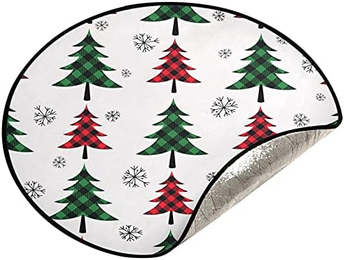 xigua Buffalo Каре Коледни Елхи, Подложка за Коледната Елха, 28,3 Инча, Непромокаема Подложка за пода, Защита за Коледа на Празнични