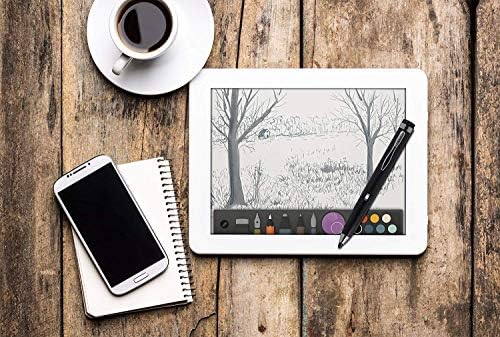 Активен цифров стилус Broonel Black Mini Fine Point, Съвместим с Huawei MediaPad T5 10,1