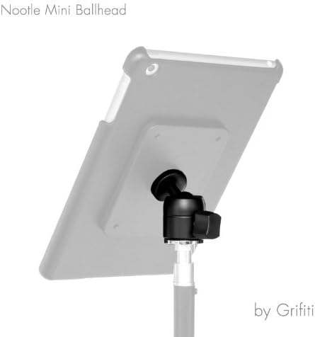 Мини-топка корона Grifiti Nootle с D-образен пръстен е Подходящ за закрепване на епендорф iPad, камери, притежатели на iPhone, скоби, пюпитров и на каботажните за фотография