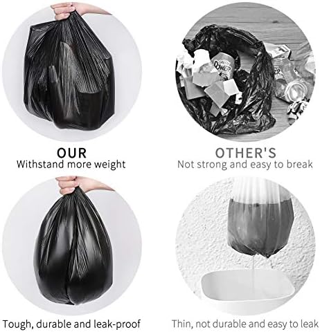 Торби за боклук Colacoo, 4-Галлоновые торби за боклук (брой 150 броя), Особено Дебели Торби за боклук за баня, кухня, Спалня, Без