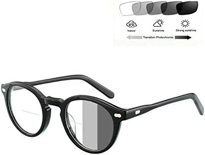Фотохромичните Бифокални Очила За четене С Преходни Лещи, Очила За Шофиране, Очила за Четене + Здрав Леопардовая Пластмасова Дограма 3,0